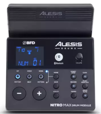 Alesis - Nitro Max 8-Piece Electronic Drum Kit with Mesh Heads and Bluetooth 2